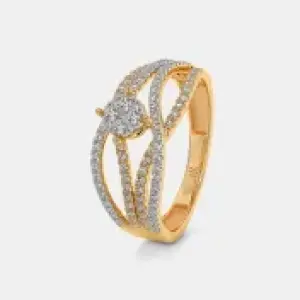 Interlocking Infinity Ring Set