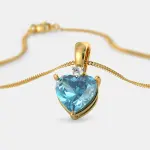 Heartfelt Aquamarine Pendant