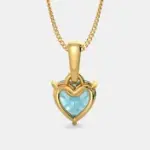 Heartfelt Aquamarine Pendant