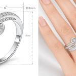 Serene Twirl Diamond Band