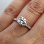 The Aura Solitaire Ring