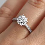 The Aura Solitaire Ring